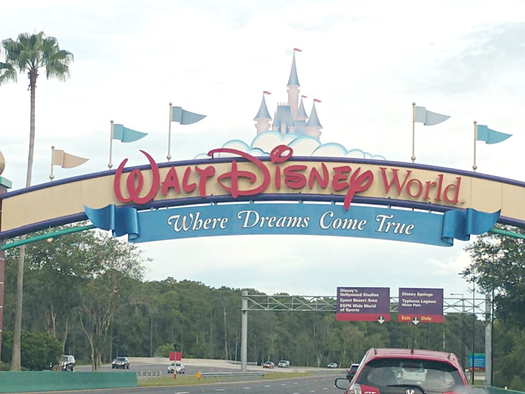 WDW sign