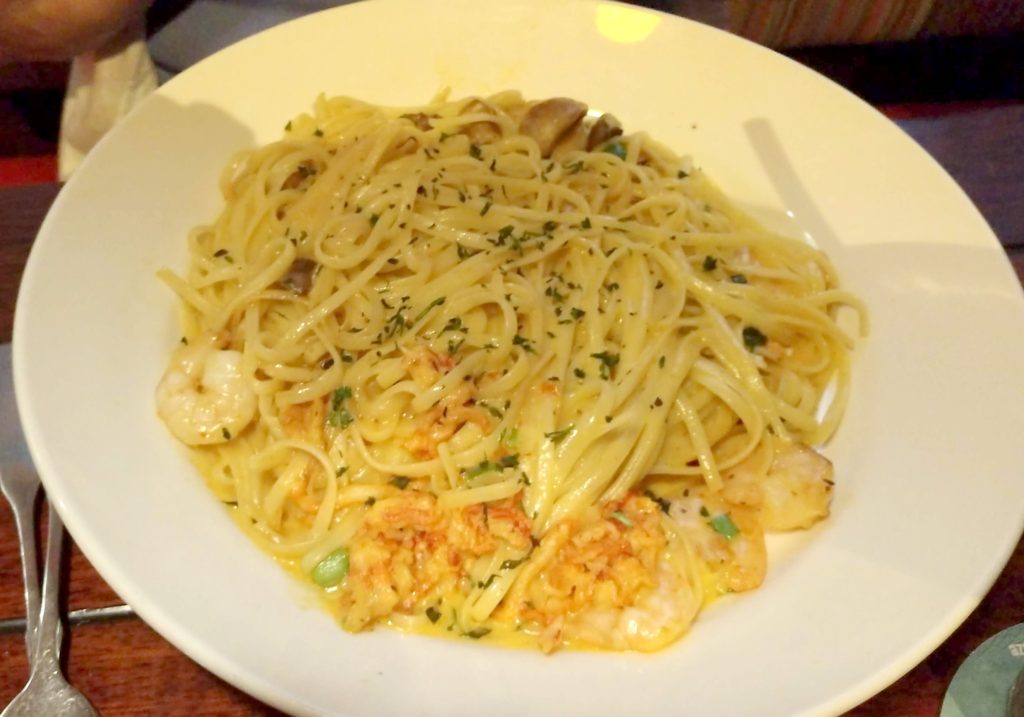 lobster and shrimp pasta