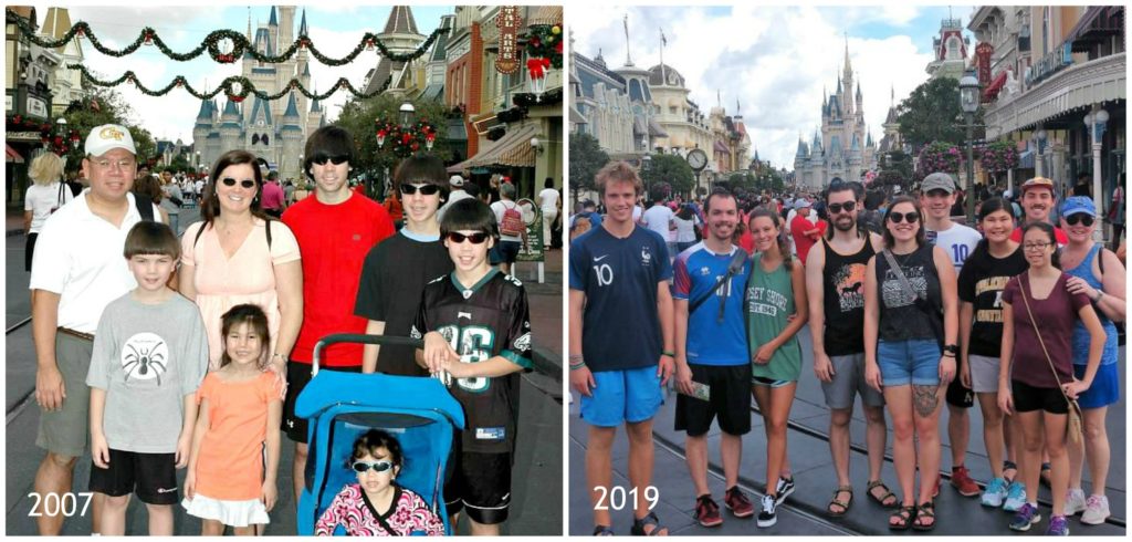 before and after disney