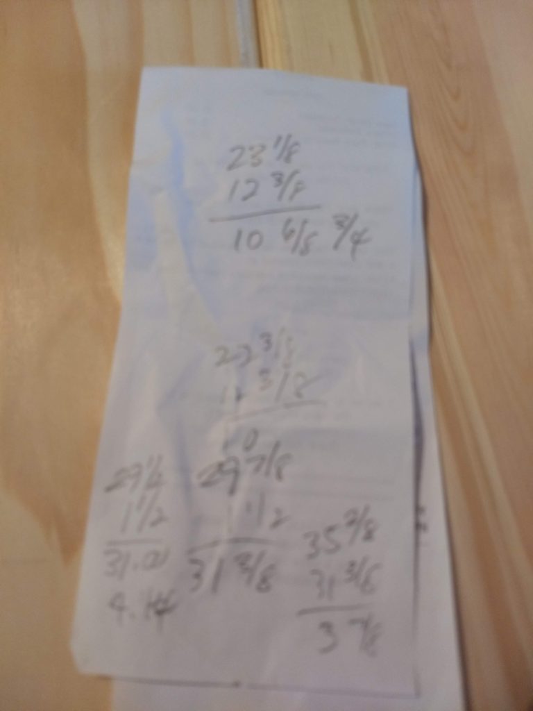 barn door calculations